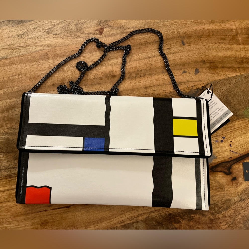 Kent Stetson Abstract Clutch - Picture 6 of 9